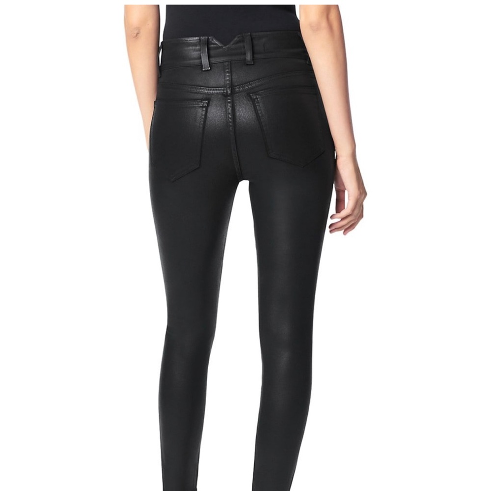 Georgia High-Rise Stretch Coated Skinny Jeans size 28 never worn